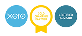 We're a Xero Gold Champion Partner / Certified Advisors!