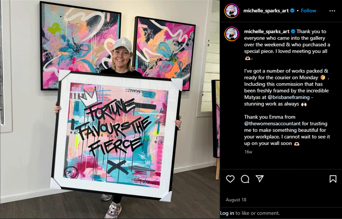 Follow michelle_sparks_art on Instagram!